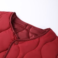 Parka de Invierno Cálida y Compresible, Ideal para Viajes, Gruesa, Cómoda, para Uso Diario al Aire Libre, con Cierre y Rayas Tejidas