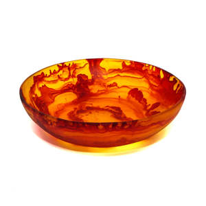 Bol en résine époxy Exclusive Midnight Tide – Centre de table décoratif et de service de luxe fait main pour fruits, collations, bougies, table - Product Image 5
