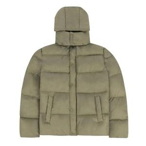 Veste matelassée imperméable à capuche personnalisée pour homme, légère, chaude, décontractée pour l'hiver, vêtement d'extérieur rembourré et doux - Product Image 1