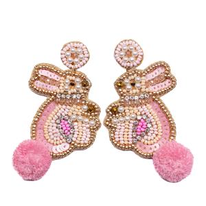 Pendientes de cuentas de araña espeluznante hechos a mano para Halloween, accesorios de disfraz de estilo gótico para niñas - Product Image 2