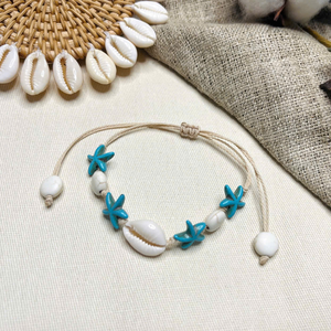 Seashell <b>Bracelet</b> Handmade Beach Jewelry Boho Style <b>Adjustable</b> Made in Viet Nam - Product Image 6