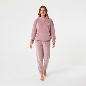 Custom Women's Cotton Oversized <b>Hoodie</b> and Sweatpants Set Breathable Pullover Gym <b>Running</b> Tracksuit Activewear - Product Image 3