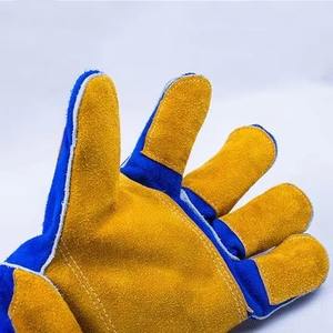 Gants de soudage personnalisés avec logo, en cuir, pour hommes et femmes, haute qualité, protection au travail, meilleure sécurité, gants de soudage très résistants - Product Image 2