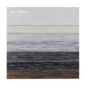 DECOWIN SMOCKY Blackout Roller <b>Shade</b> for French <b>Windows</b> – Solid Fabric Interior Blind - Product Image 1