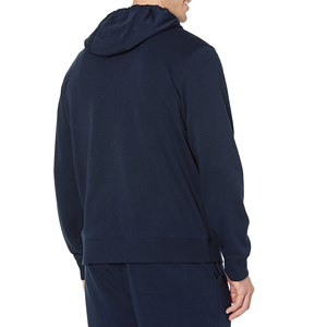 Sudadera con Capucha Azul Marino para Hombre, con Cierre, 100% Algodón, Forro Polar, Transpirable, Elegante, con Logotipo Personalizado y Opciones de Talla - Product Image 6