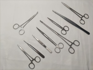Instrumentos Quirúrgicos Veterinarios de Acero Inoxidable para la Esterilización de Gatos, Juego de Instrumentos Manuales, Pinzas Allis - Product Image 5