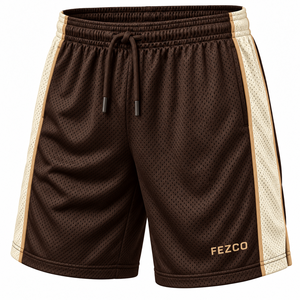 Shorts en maille pour hommes, motif uni décontracté, taille adulte, nouvelle arrivée en gros, logo personnalisé OEM, prix bas, dernier style - Product Image 3
