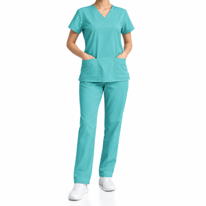 Nouveaux designs de blouses médicales pour infirmières avec poches, vente en gros, fournisseur d'usine, uniformes d'hôpital, service OEM - Product Image 4