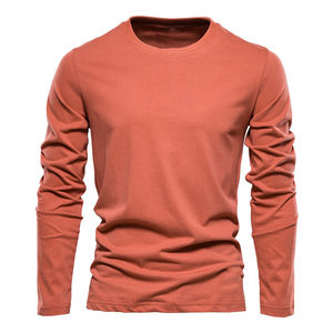 Sweat-shirts longs en coton uni unisexe, sweat-shirt en molleton à épaules tombantes, sweat-shirt personnalisé pour femme, sweat-shirt à col rond, service OEM. - Product Image 4