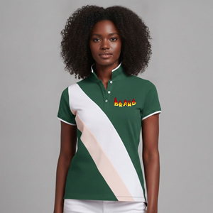 Servicio OEM, Ropa Deportiva Casual de Verano para Mujer, Ecológica, Transpirable, de Secado Rápido, 100% Algodón, para Golf, con Logotipo - Product Image 1