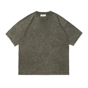 T-shirt Homme Personnalisé en Coton Délavé à l'Acide, Coupe Oversize Vintage, T-shirt Vierge en Coton Épais pour Homme, T-shirt de Créateur, T-shirts de Luxe - Product Image 3