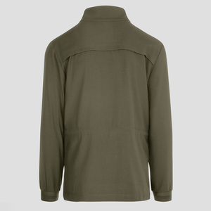 Chaqueta Médica Verde Oliva para Hombre con Cremallera Completa y Bolsillos Delanteros, Uniforme Hospitalario, Ropa de Trabajo, Prenda Exterior Médica - Product Image 2