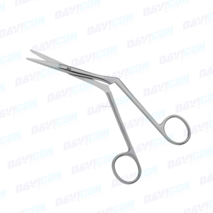 Ciseaux nasaux Heymann en acier inoxydable, instrument chirurgical pour septoplastie, rhinoplastie, chirurgie nasale, ciseaux de dissection, 7,3/4 pouces - Product Image 4
