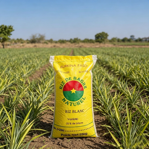 Sacs d'emballage pour riz en BOPP Burkina Faso Ghana, logo personnalisé, sacs pour riz <span class=keywords><strong>blanc</strong></span>, sacs tissés en PP - Product Image 3