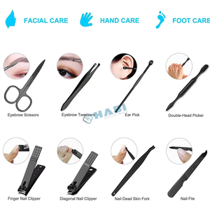 Juego de Manicura y Pedicura Profesional de Alta Calidad, Kit de Aplicación de Uñas de Acero Inoxidable, Caja con Logotipo Personalizado, Precio Bajo - Product Image 3