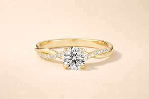 Anillo de Compromiso de Lujo Vintage con Diamante Cultivado en Laboratorio, Corte Brillante, Certificado IGI, Oro 10K 14K 18K, Unisex - Product Image 4