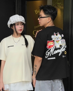 Camiseta Unisex de Cuello Redondo Oversize con Estampado Grande, de Secado Rápido, Tejido de Algodón, Impresión Personalizada, Estilo Urbano, Nueva, Hecha en Vietnam - Product Image 3