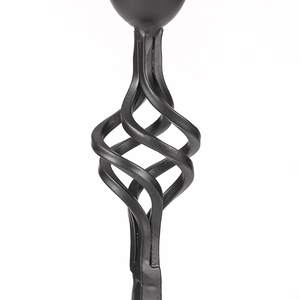 Ensemble de 3 bougeoirs en fonte noire à motif ajouré pour chandeliers - Product Image 3