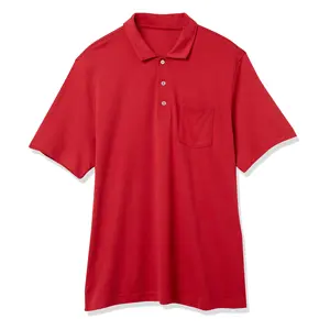 Digitaler Druck Golf-Polo-Shirts Polyester stretchy T-Shirt individuelles Logo Text Muster schnell trocknende Polo-Shirts für Herren