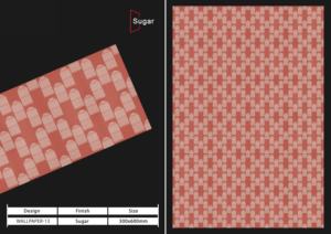 Carreaux muraux en céramique 300x600mm pour salle de bain et cuisine, finition brillante mate effet sucre, design mural intérieur luxueux. - Product Image 3