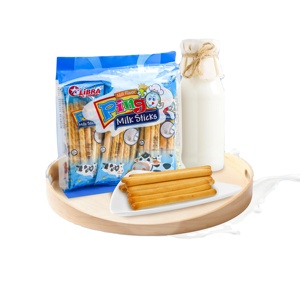 บิสกิตแท่งนมรสครีม186กรัมฮาลาล ISO ซองสีฟ้า - Product Image 1