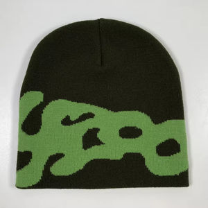 Gorros de lana de mezcla de alta calidad, diseño de invierno, cálidos, sólidos, con logotipo personalizado, unisex, OEM, transpirables e impermeables. - Product Image 4