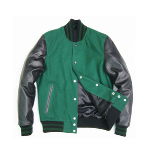 Veste universitaire surdimensionnée personnalisée pour homme, en fibre de polyester 100 %, imperméable, coupe-vent, à blocs de couleur, épaules tombantes - Product Image 3