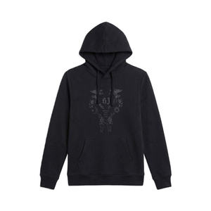 Nueva Sudadera con Capucha Negra Personalizada al por Mayor para Hombre, 100% Algodón, Felpa Francesa, con Estampado, Bolsillo Delantero, Corte Regular Informal, para Otoño - Product Image 4
