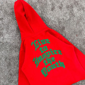 Sudadera con Capucha de Algodón y Forro Polar para Mujer, Diseño de Araña con Pedrería, Estilo Vintage, Transpirable, para Verano/Otoño/Invierno - Product Image 4