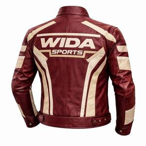 Chaqueta de Motocicleta de Cuero Vacuno Premium de Nueva Llegada con Armadura Extraíble, Transpirable, Equipo de Conducción, Proveedor de Ropa para Motocicleta OEM ODM, Fábrica - Product Image 2