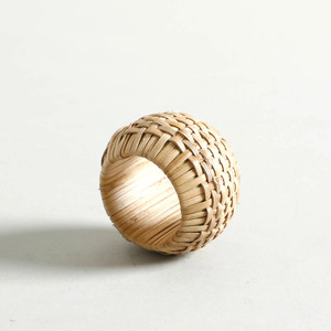 High Quality Napkin Rings Made of Rattan for <b>Table</b> Decoration Napkin Ring From India At Wholesale Price - Product Image 6