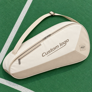 Sac de raquette de padel personnalisé avec bandoulière réglable, poche avant zippée, étui de transport pour équipement sportif pour l'entraînement, le club et les voyages - Product Image 4