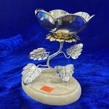 Elegante Tazón de Metal Pulido de Lujo con Base para Dulces o Adornos, Apto para Lavavajillas, para Decoración del Hogar - Product Image 2