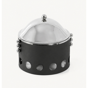 Olla para Hotpot de Acero Inoxidable de Alta Calidad, Cazuela Brillante para Buffet con Tapa Redonda de Metal, Plato para Servir Comida - Product Image 5