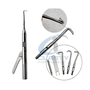 Juego completo de instrumentos dentales de acero inoxidable de primera calidad, instrumentos quirúrgicos dentales manuales plateados - Product Image 2