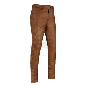 Pantalones de cuero genuino para hombre, los más vendidos, recién llegados, de la mejor calidad. - Product Image 2