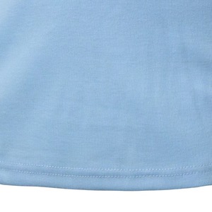 <b>Men's</b> Light Blue Short Sleeve <b>Polo</b> <b>Shirt</b> With <b>Pocket</b> Color Blocked Casual Woven Oxford Fabric Regular Fit - Product Image 6