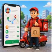 Plataforma de Desarrollo de Aplicaciones Móviles para Repartidores de Comida a Domicilio, con IA, Accesibilidad Web, Internet, Linux, Mac, Soluciones Empresariales