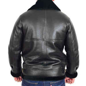 Blousons en cuir pour hommes de haute qualité, dernier design, nouvelle collection, OEM ODM, blousons en cuir à fermeture éclair intégrale pour hommes, en vente, en cuir de mouton - Product Image 2