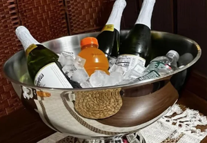 Bac à champagne de luxe en acier inoxydable pour hôtel, restaurant et traiteur, personnalisable, pour usage commercial - Product Image 3