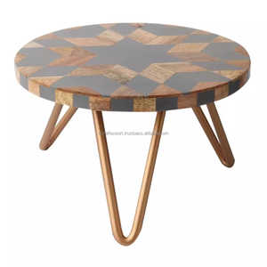 แท่นวางเค้กทำจากไม้ทรงกลมและเรซินสำหรับเค้กขนมหวานตกแต่งด้วยงานฝีมือ RF - Product Image 2