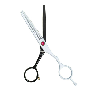 2026 Professional Beauty Barber <b>Scissors</b> Straight Stainless Steel Plastic Handle 6 Inch Right-<b>Handed</b> Thinning <b>Scissors</b> Sharp - Product Image 2
