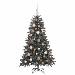 Árbol de Navidad Artificial Verde de 47.24 Pulgadas con 150 LED - Product Image 4