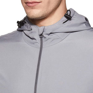 High Quality Lightweight Hooded Windbreaker <b>Jacket</b> Men Waterproof Breathable Winter <b>Fleece</b> <b>Lined</b> Outdoor Sports <b>Jacket</b> Front - Product Image 4