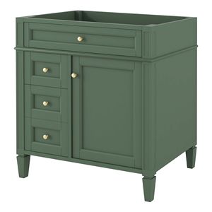 Modern 30\" Bathroom Vanity <b>Storage</b> Cabinet with <b>2</b> <b>Drawers</b> and Tip <b>Drawer</b> Sink NOT INCLUDED Contemporary Style - Product Image 4