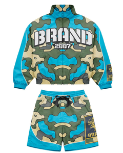 Custom Solid Lightweight Camouflage Printed Windbreaker High Quality Breathable Nylon <b>Set</b> Summer Sport Custom Print Windbreaker - Product Image 6