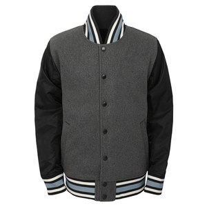Chaqueta Varsity Deportiva Unisex de Lana, Estilo Slim, con Capucha, Impermeable, Cuello Alto, para Invierno, Nueva Colección 2025 - Product Image 3