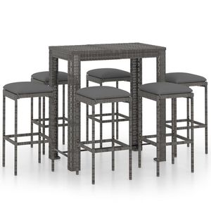 Conjunto de Barra de Jardín Gris para Muebles de Patio Exterior - Product Image 2