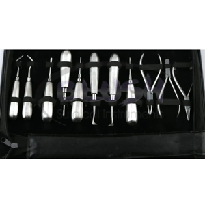 Dental Oral Instrument Kit Stainless Steel Manual Forceps Extracting Elevators Set Reusable Ergonomic by <b>Blush</b> Surgical - Product Image 4