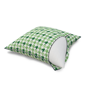 Printed Pillow Covers from Viet Nam HDT Houndstooth <b>Throw</b> Drawstring Zipper Tear Resistant Beige Outdoor <b>Chair</b> Protection - Product Image 4